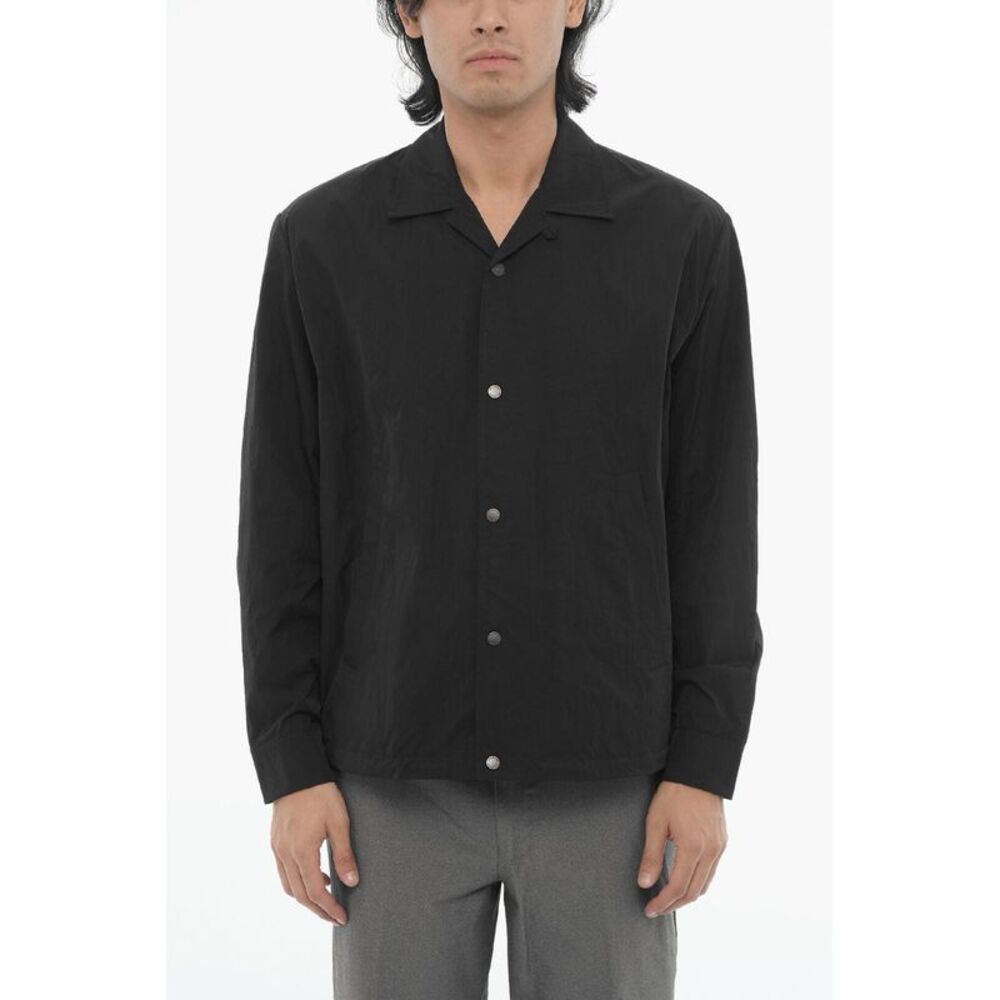 Lightweight Nylon Jacket BOXY COACH with Snap Buttons